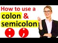 COLON & SEMICOLON | English Grammar | How to use punctuation correctly