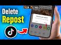 How to Delete Repost on TikTok