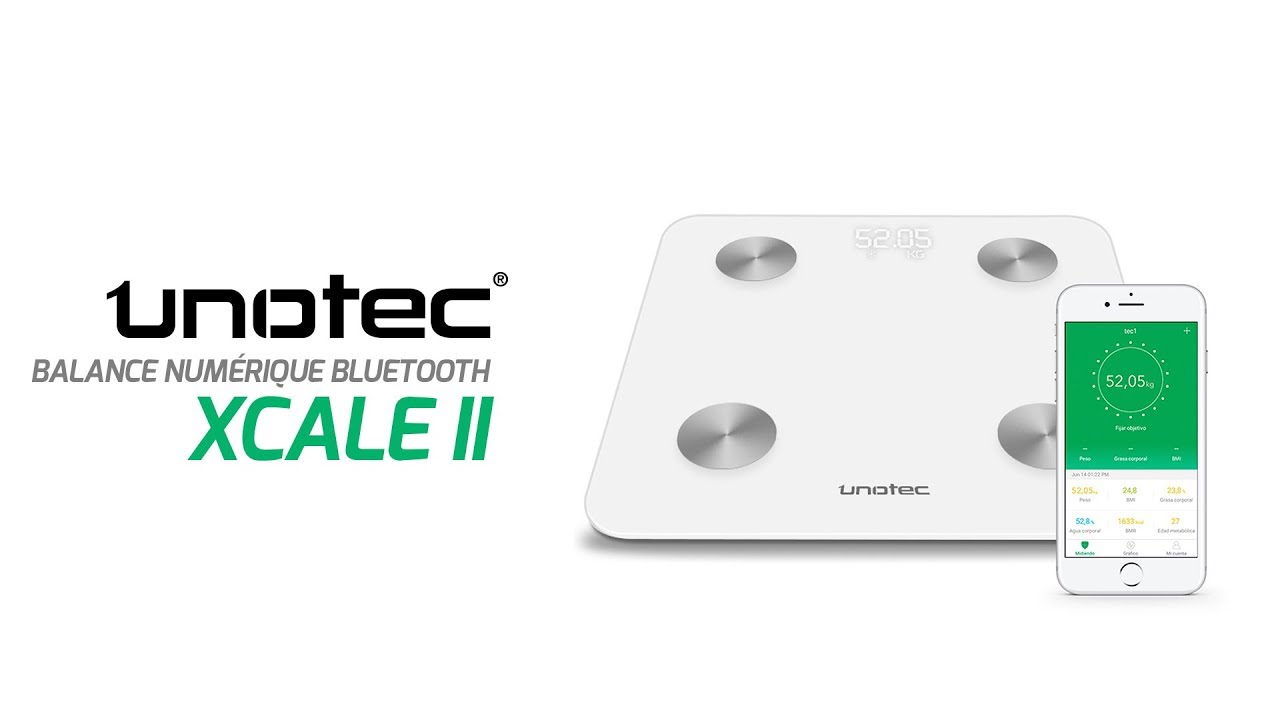 Balance Numérique Bluetooth Unotec XCALE II