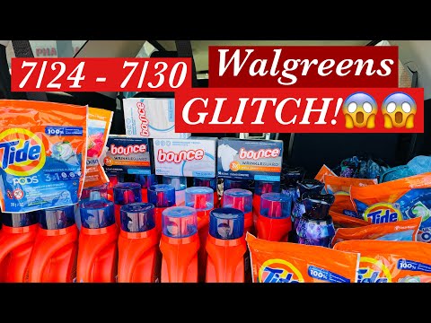 We have a GLITCH on Tide, Bounce, & Downy!??