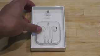 Apple純正イヤホン EarPods 開封①／Unboxing Apple EarPods Part1