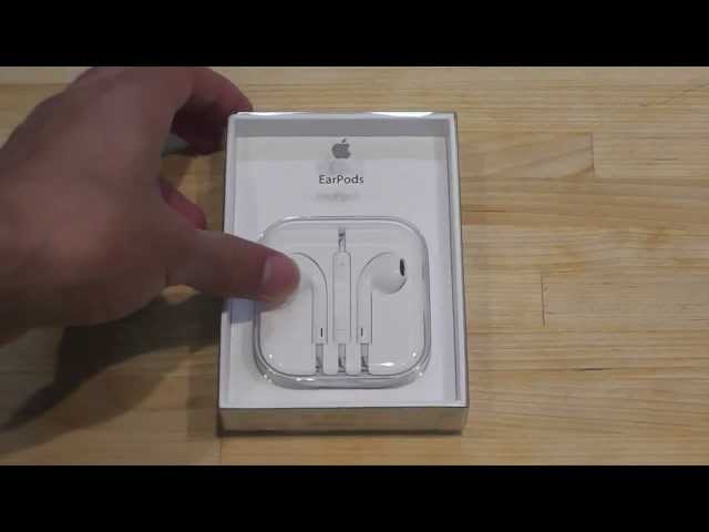 Apple純正イヤホン EarPods 開封①／Unboxing Apple EarPods Part1