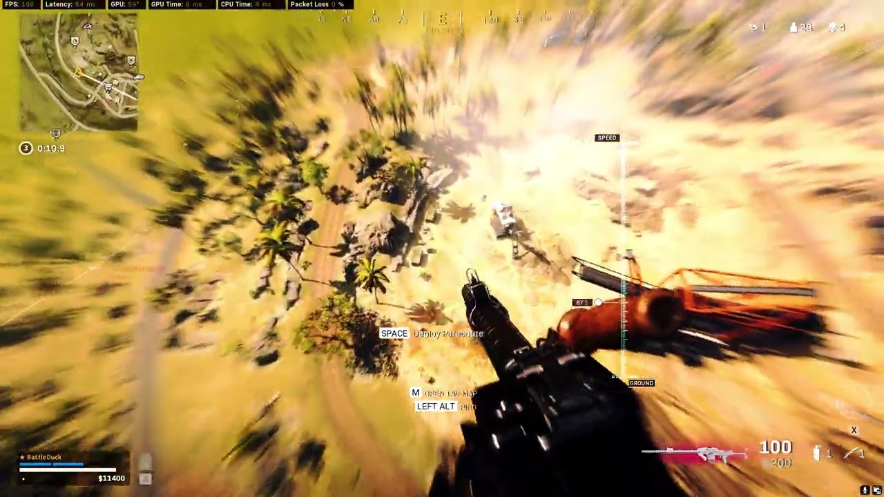 Bonus game #818 Warzone Caldera: Fall distance too strong