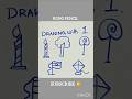 Turn Numbers Into Art | Easy Drawing Tricks Using 1 #shorts #art #youtubeshorts