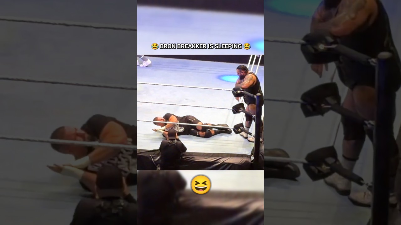 Bron Breakker Sleeping During Jey Uso Entrance WWE Live Event Japan 😂 
