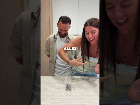 Comment retirer la chaîne du verre, avec une seule main, en moins de 10 secondes?