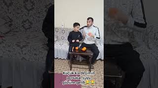 Küçük Kardeşimin Portakal Suyu Gözüne Geldi