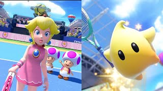 Mario Tennis Aces - Peach Vs Luma