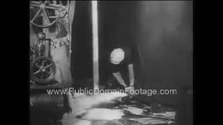 Barrels Of Beer Being Destroyed During The Prohibition