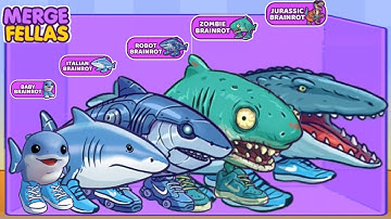 Merge Fellas BOSS + BOSS ⁉️ ITALIAN BRAINROT, BABY, ROBOT, ZOMBIE, JURASSIC - The Ultimate Max Level
