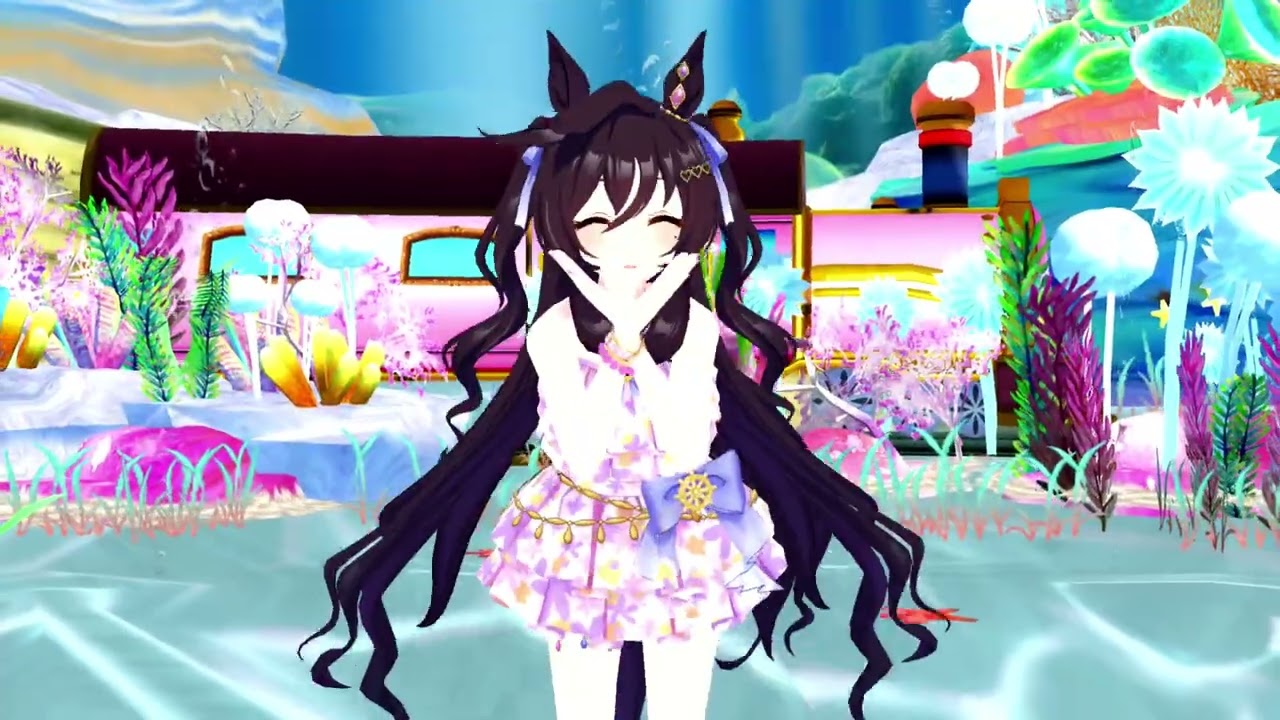 ウマ娘MMD：ヴィブロス × DEEP BLUE TOWNへおいでよ