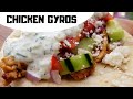 Chicken Gyros With Homemade Pita Bread - Blackstone Griddle!