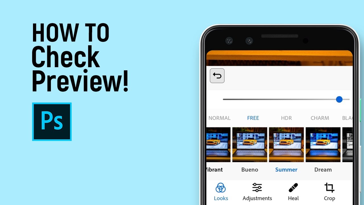 How to Check Preview in Adobe Photoshop App [easy] - YouTube
