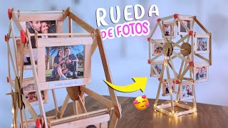 Photo Wheel 🎡 with Popsicle Sticks | Gift Idea 😍 | Your Creative Diva