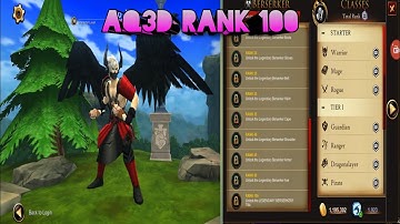Aq3d class ranks and best place for class exp