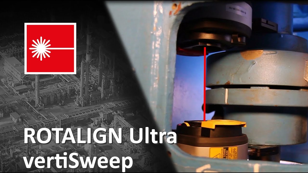 Ausrichten von Vertikalmaschinen mit ROTALIGN Ultra