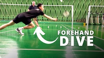 Ultimate forehand defense footwork tutorial - Incl. how to dive | Basic Feather & Morten Frost