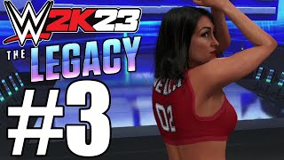 WWE 2K23 My Rise The Legacy Gameplay Walkthrough Part 3 - Bella Twins