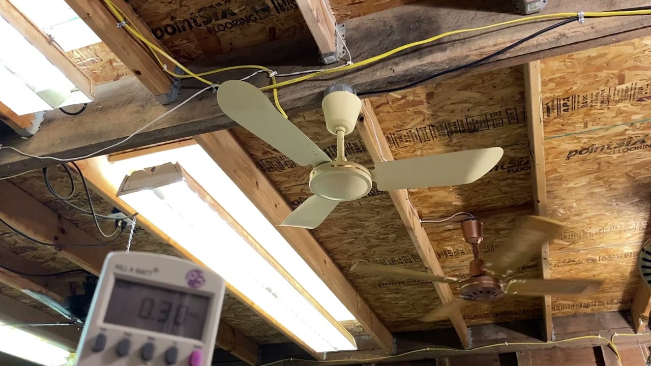 Canarm 36 in industrial ceiling fan without lower canopy