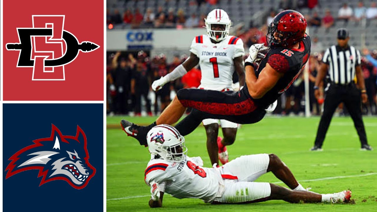 San Diego State vs Stony Brook Highlights | FBS Week 1 | 2025 College Football