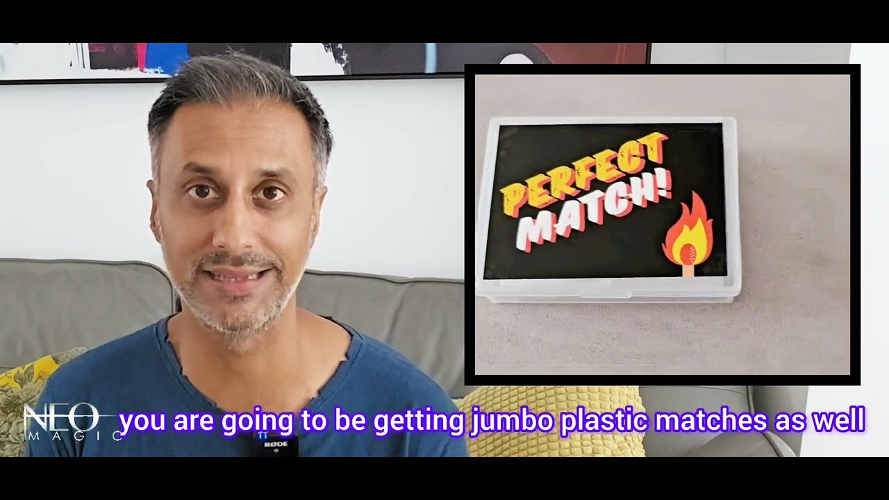 Perfect Match (Upgraded Version) by Vinny Sagoo of Neo Magic AMAZING Mentalism Trick
