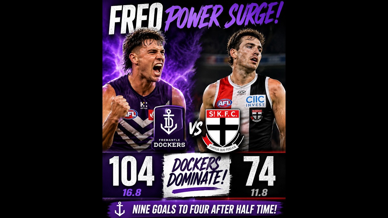 A Yank on the Footy looks at the Rd 11 clash between Fremantle and St. Kilda from Optus!