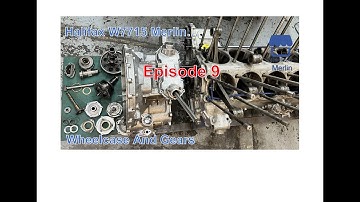 Halifax W7715 Merlin Engine. EP9. Wheelcase And Gears