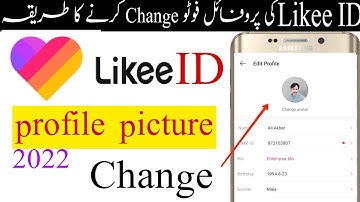 how to change profile picture on likee account? change profile photo likee id? change profile image