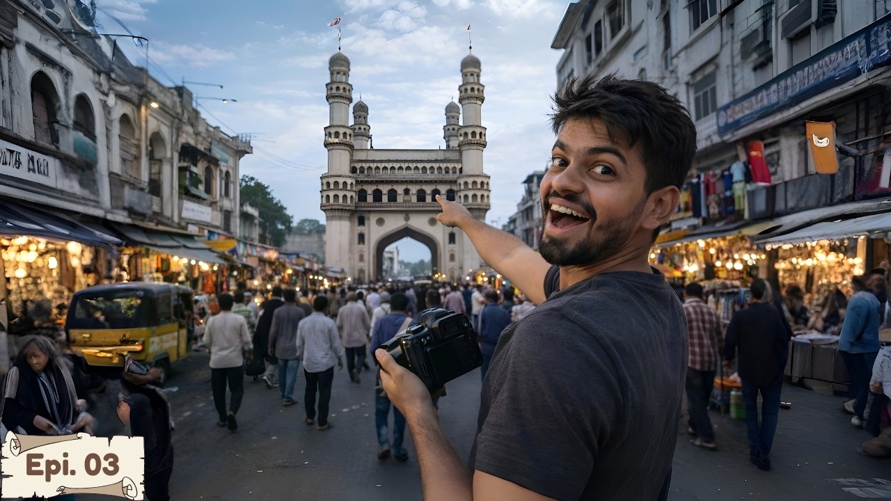 Exploring Hyderabad for free 🤩 | Going to Varanasi for Free | Day03