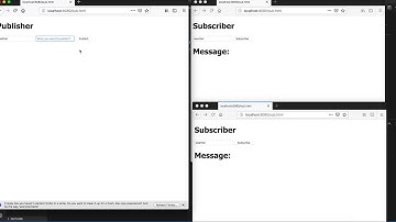 Publisher Subscriber Pattern using NodeJS, WebSockets and Express