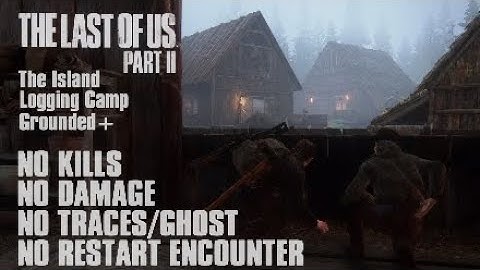 TLOU2 | Logging Camp | Abby | Grounded+ | NO KILLS | NO DAMAGE | NO TRACES/GHOST | NO RESTART