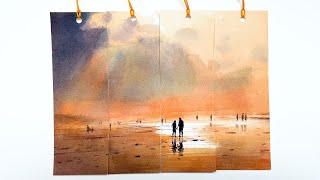 Bookmarks from watercolor landscape painting by Yong Chen 2,158 views 1 month ago 3 minutes, 29 seconds