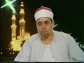 مقطع رااائع من أخر سورة الفجر من احدى تلاوات العزاء عام 1979 للشيخ شعبان الصياد 