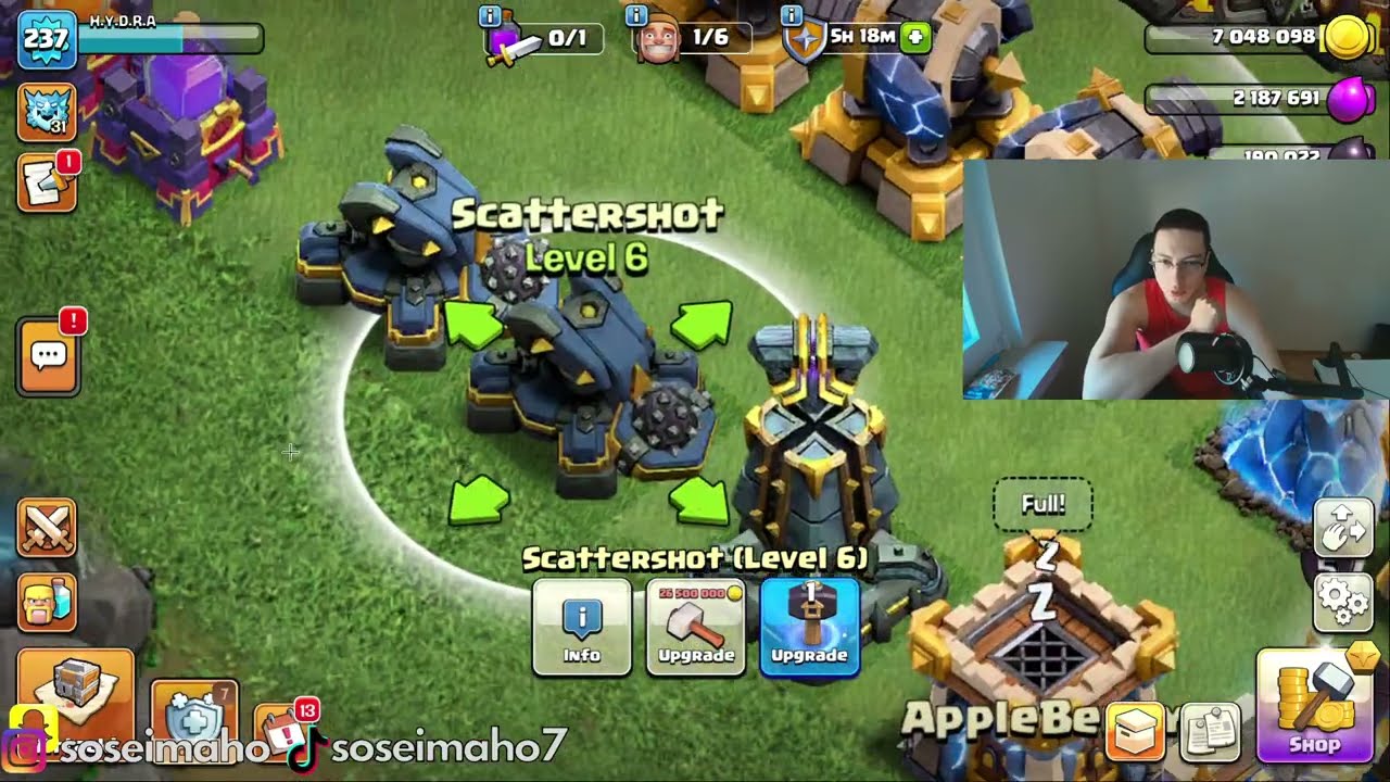 80 Million Gold Spend in 8 Minutes in Clash of Clans (Big Upgrades