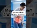 Menstrual Cramps &amp; 4 Proven Relief Methods | 3D View #MenstrualCramps #PeriodPainRelief #3DMedical