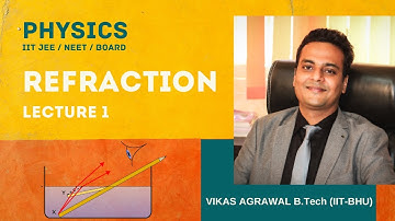 Refraction | Lecture-1 | Vikas Agrawal, BTech IIT BHU |Physics| JEE Main | JEE Advanced |NEET |Board