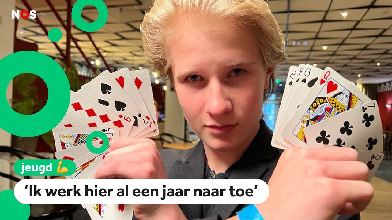 Olivier (13) doet mee aan het NK goochelen