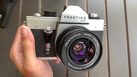 Pentacon PRAKTICA LLC with Pentacon Auto 29mm f2.8 Lens Demo