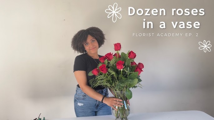 Create A Stunning Dozen Roses Arrangement 2024
