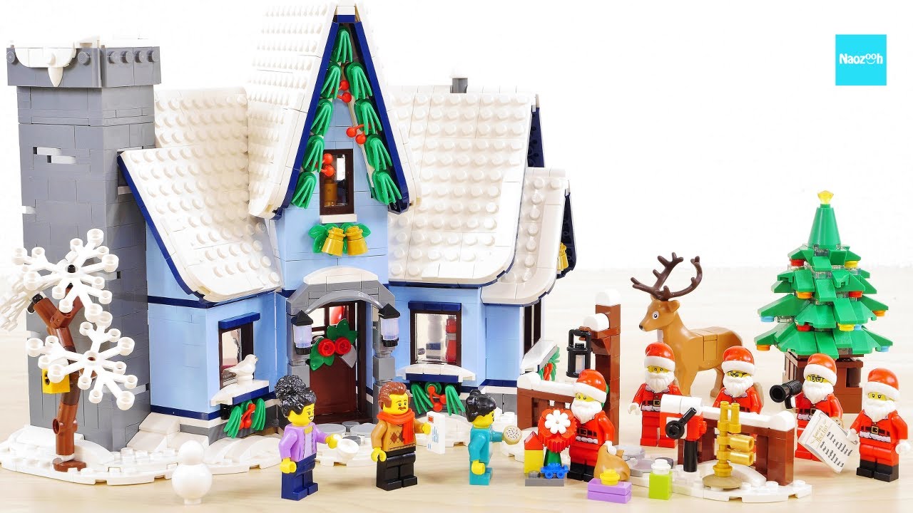 レゴ アイコン サンタがやってくる 10293 ウィンタービレッジ ／ LEGO Icons Santa’s Visit Speed build &  Review