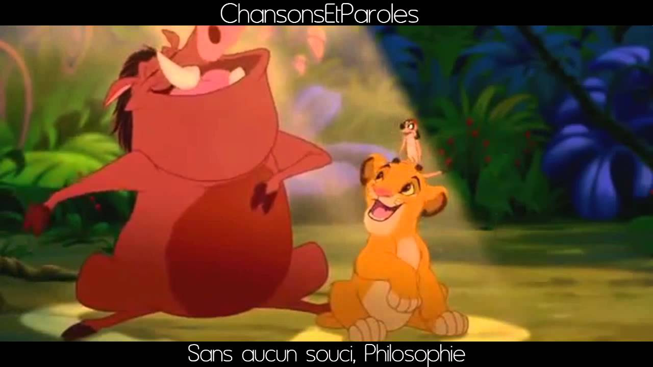 Le Roi Lion  Hakuna Matata  avec paroles