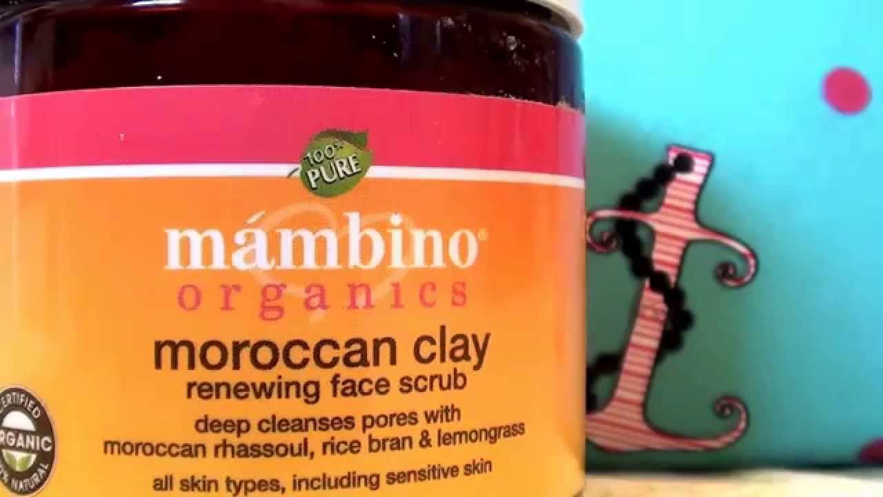Mambino Organics Face Scrub, Moroccan Clay, 2.2 Ounce STUDIOMAKEUP Condition & Repair Lip Balm, 0.06 Ounce