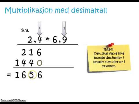 Video: Hvordan multipliserer du negative desimaler?