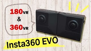 180度3Dと360度2D撮影ができるInsta360 EVOを開封レビュー