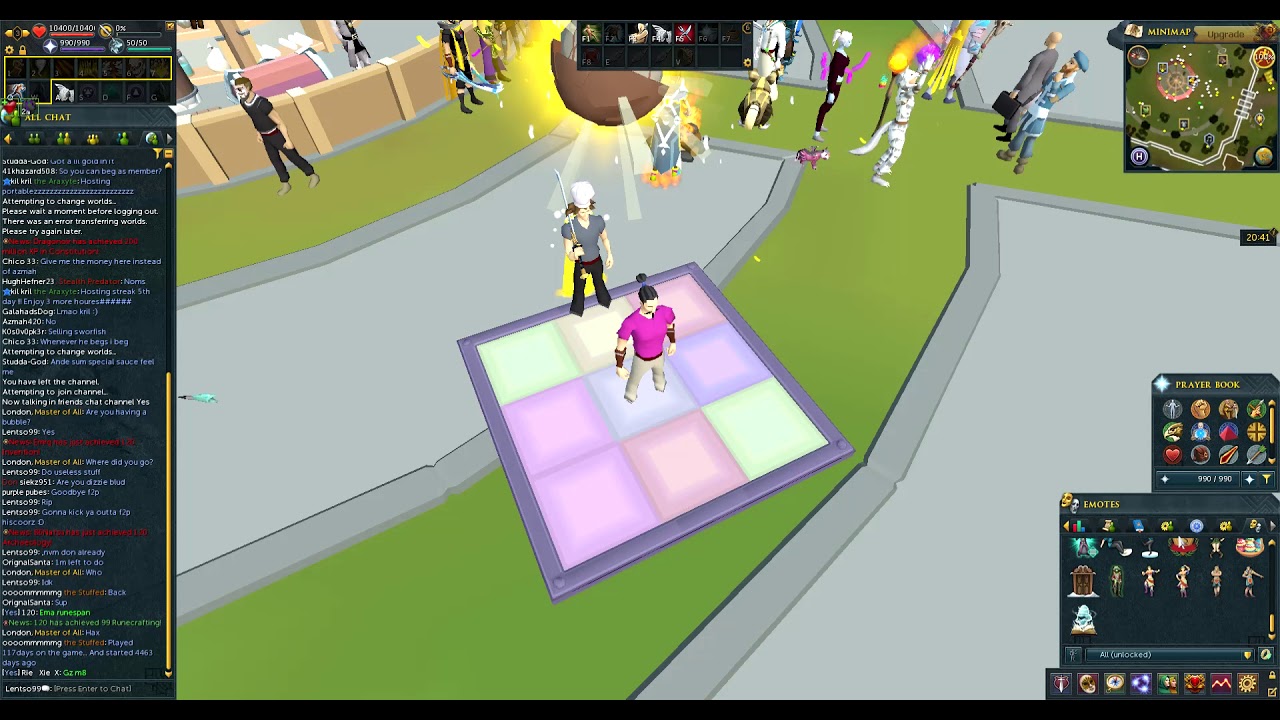 Coolest rs3 walk animation YouTube