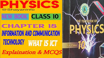 Physics new book class 10 Chapter 18 Information & Communication Technology