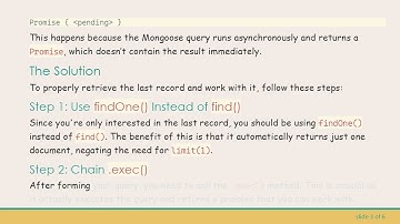 How to Retrieve the Last Record from Mongoose in Node.js
