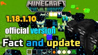Minecraft 1.18.10 official update &amp;Myth and fact Explorer | pocket edition