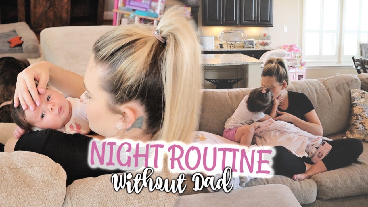 mommy vloggers SOLO NIGHT TIME ROUTINE WITH A NEWBORN AND 2 TODDLERS | Aaryn Williams
