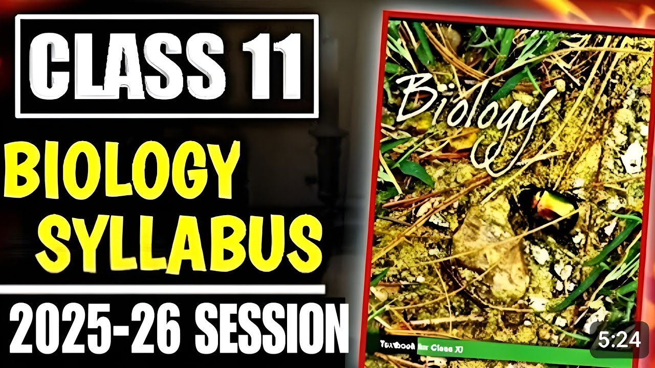 Class 11 biology syllabus 2025 26 class 11 biology syllabus 2026